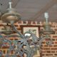 Wrought iron chandelier
