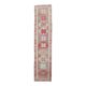 Vintage Pink Blush Natural Turkish Hand-Knotted Runner 79x342