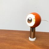 Mid-century space age magnetic clamp table or shelf lamp from the 1960s.