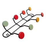 Vintage style wall coat rack