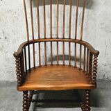 Fauteuil Haut Darvel Ecosse XIXème Siècle