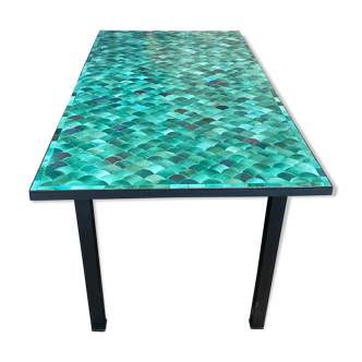 Table zellige écaille de poissons 8 personnes