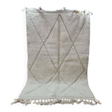 Handmade wool Berber rug 250x150 cm