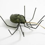 Beautiful Italian Mid Century Modern "Spider" wall lamp made of metal