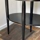 Gueridon console bois noir art déco