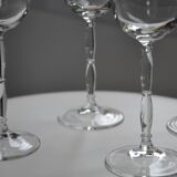 4 verres à vin anciens