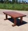 Table basse rustique vintage en bois massif de 121 cm