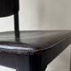 Set of 2 Italian chairs in brown Havana leather, design MATTEO GRASSI