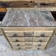 Art Deco oak chest of drawers