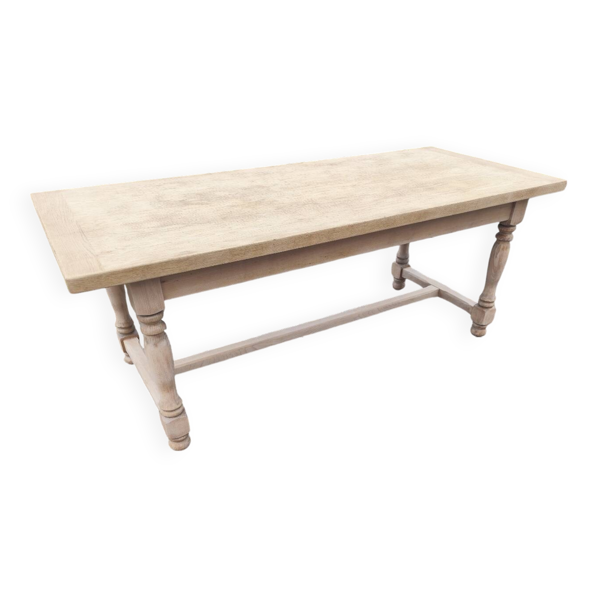Farmhouse table with two extensions