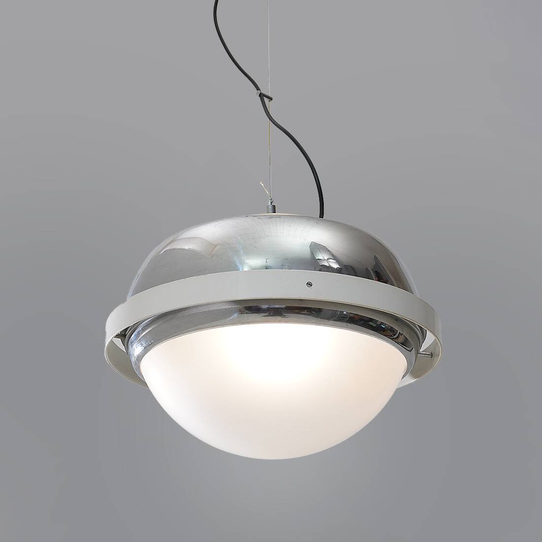 Chandelier chromé de l'ère spatiale, années 1970