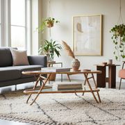 Large coffee table in rattan by Dirk van Sliedrecht for Rohe Noordwolde.
