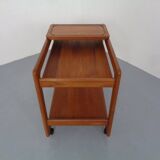 Large teak bar cart from Tarm Stole Møbelfabrik, Denmark, 1960s.
