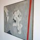 Abstract modernist oil painting by Zvonko Musulin 1974