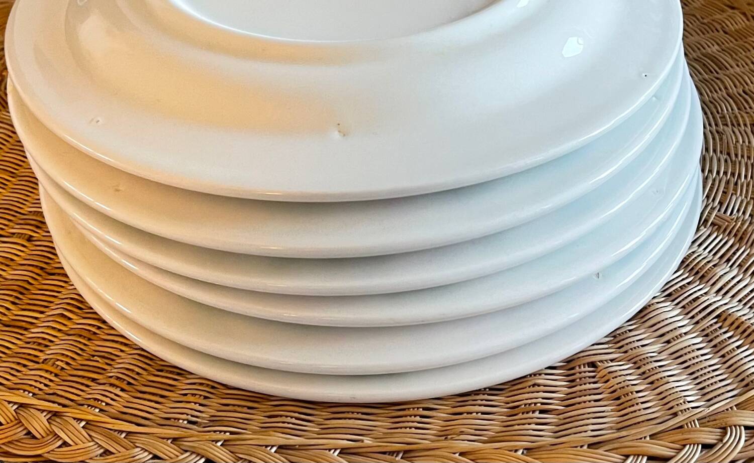 6 Quadrifoglio dessert plates.