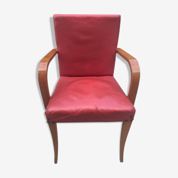 Leatherette armchair from 50s 60s