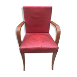 Leatherette armchair from 50s 60s