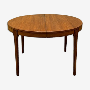 Table de repas ronde scandinave teck par Meubles tv Paris 1960