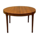Scandinavian teak round dining table by Paris, tv furniture 1960