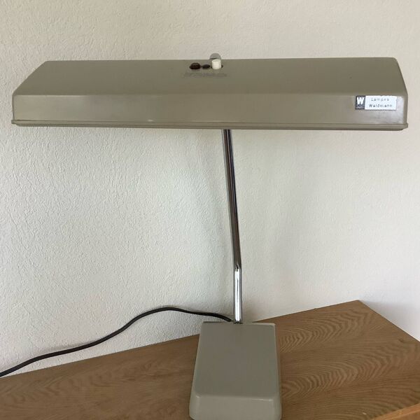 Ancienne Lampe De Bureau Waldmann Leuchten TL238 1960 1970 Allemagne Vintage.
