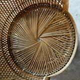 Emmanuelle rattan armchair