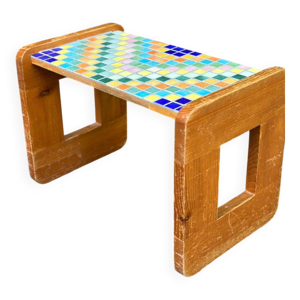 Tabouret banc vintage