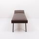 Lit de repos architectural italien moderne du milieu du siècle, années 1960