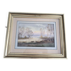 Watercolor by Marcel Gendre romantic landscape in Sologne