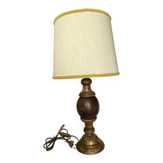 Vintage wood/metal table lamp