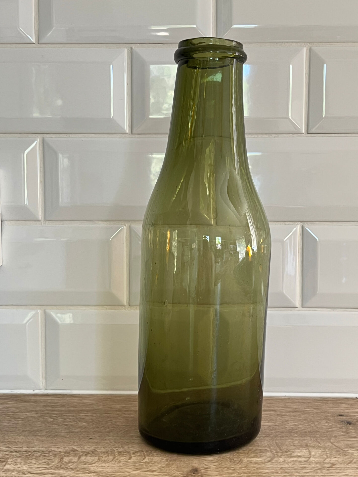 Set of 4 vintage bottle vases