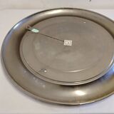 Reggiani round mirror in vintage chrome metal