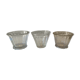 3 old jam jars