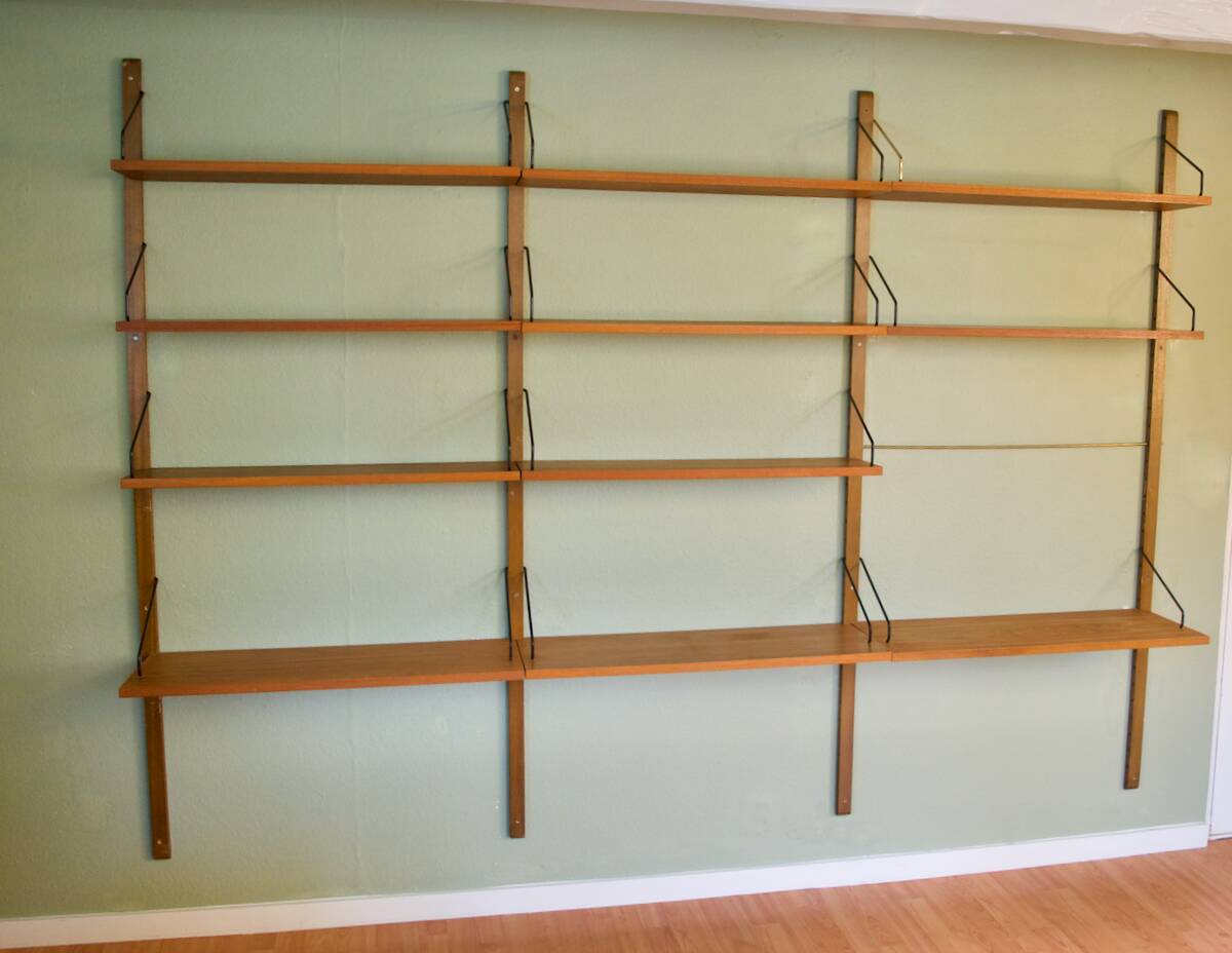 Poul Cadovius Teak 'Royal' Wall System.