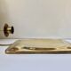Vintage Scandinavian Brass Wall Candle holder Sconce height 29cm