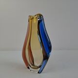Czech art glass vase by Hana Machovska Mstisov, 1960s
