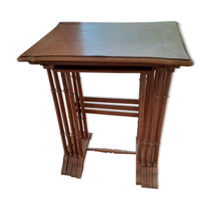 4 tables gigogne marquetèes