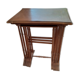 4 Branded trundle tables. Years 30.