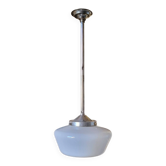 Suspension verre opalin Années 50