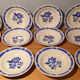 Suite de 12 assiettes creuses Badonviller