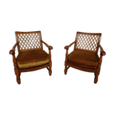 Pair of old colonial chairs