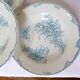 4 vintage deep plates in ironstone by L&G model Oeillets 220520