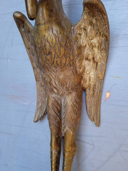 Bronze wall lamp Heron ep art deco 1930/40
