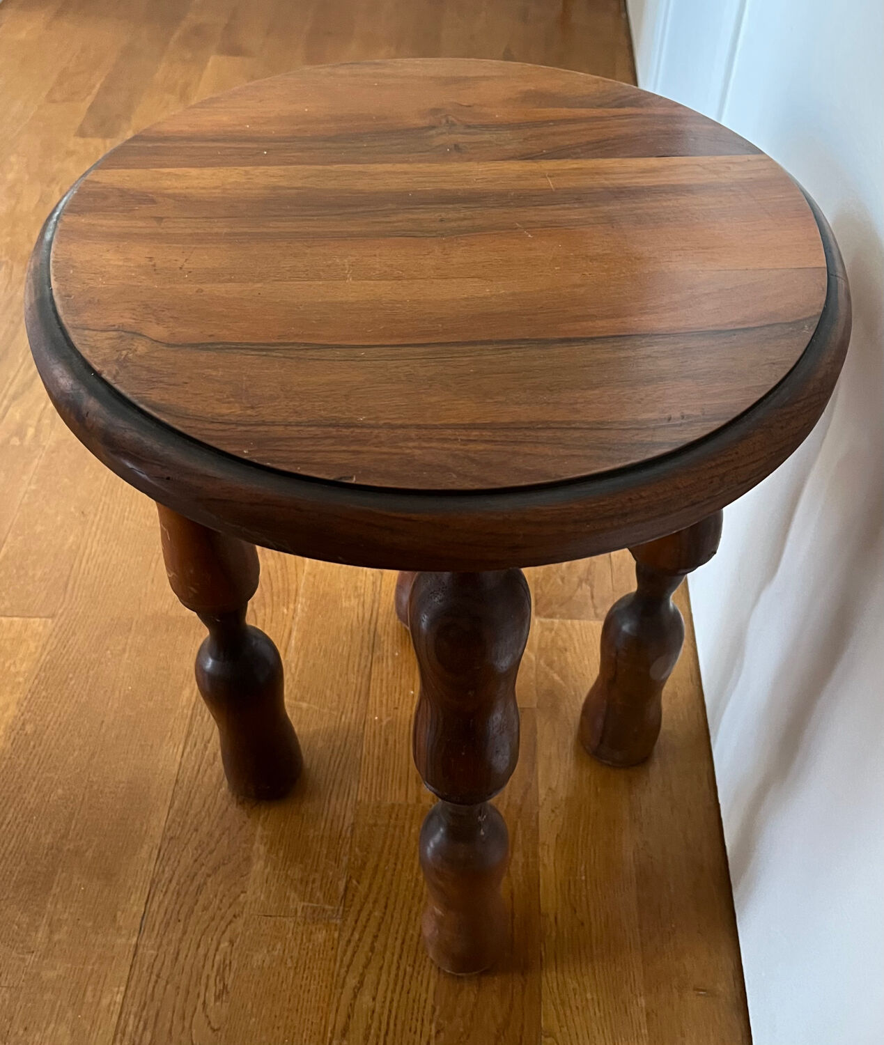 Antique wooden pedestal table