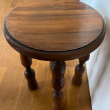 Antique wooden pedestal table