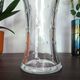 ST LOUIS "Bubbles" vase diabolo cut crystal bubbles signed - H 25 cm