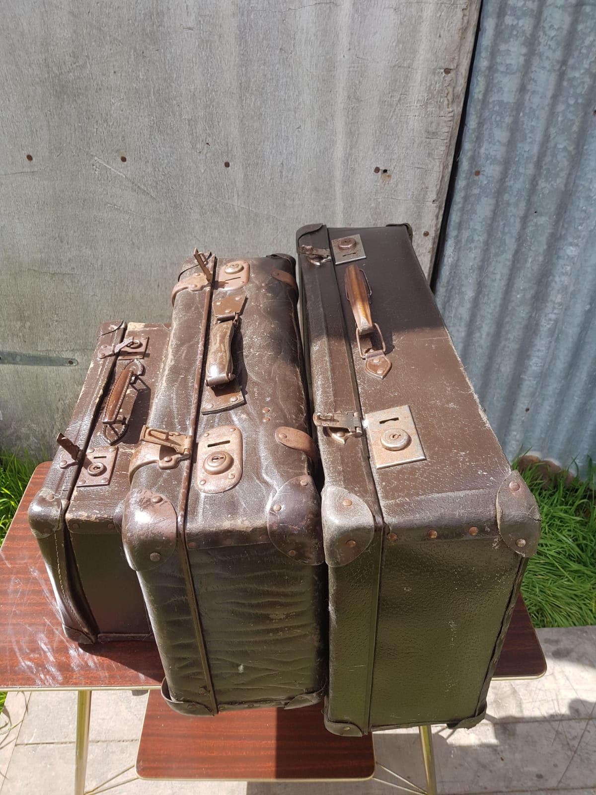 Series 3 Old Cartons Fibre Marron - Reinforcements - Vintage Anse