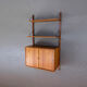 Poul Cadovius Royal System teak wall shelf, 1950s