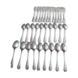 31 Christofle silver metal cutlery