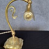 Brass desk lamp