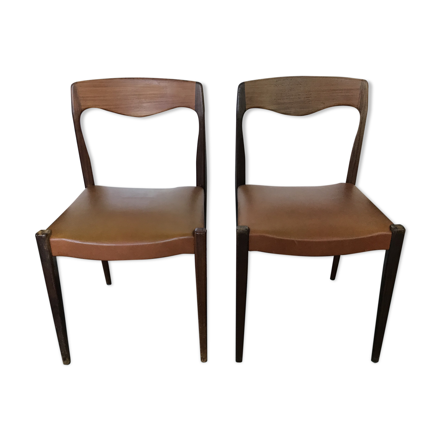 Niels Otto Moller teak chairs